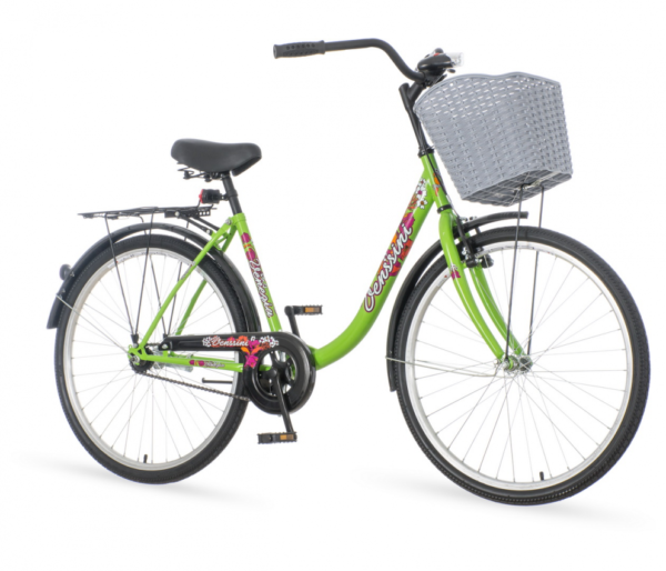 NOTORIUS gradski bicikl Lady Green 26" (poklon sajla za zaključavanje)-0