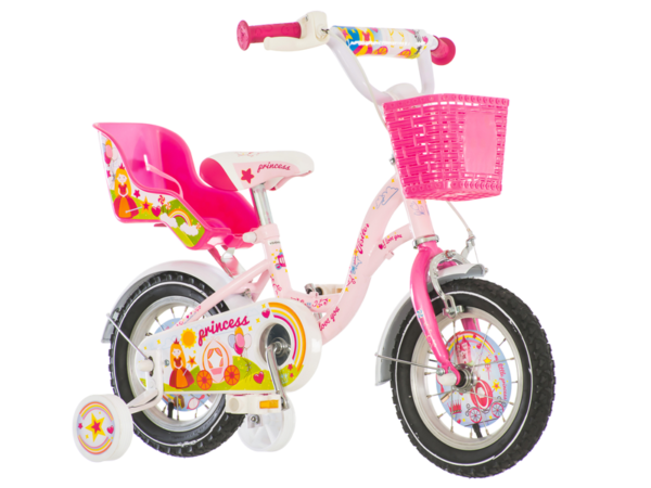 VENERA dječji bicikl Princess 12" (poklon prednja i zadnja košara)-0