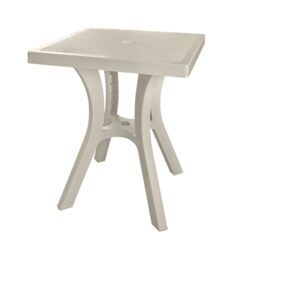 STOL PVC BIJELI 60x60 cm