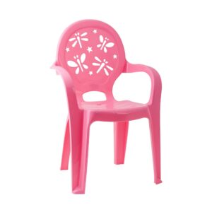 STOLICA DJEČJA VIOLETA LEPTIR ROZA